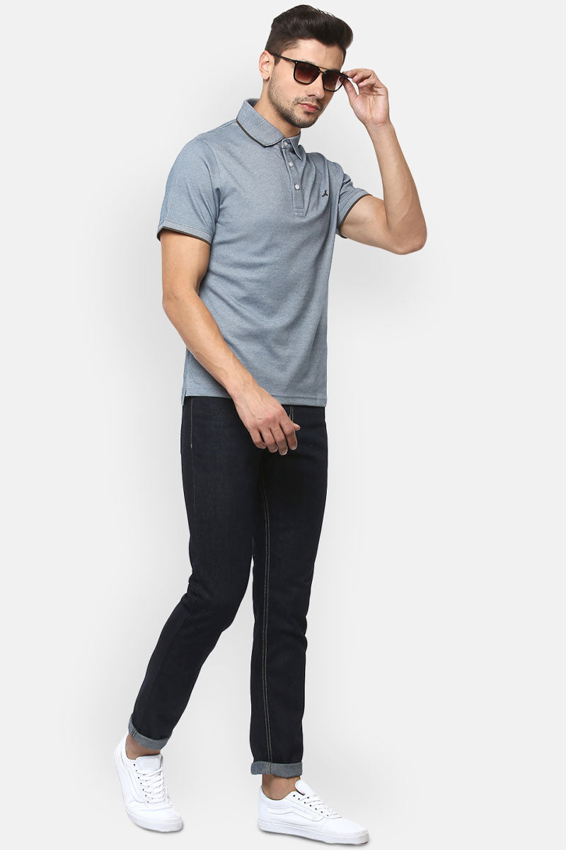 Men's Polo Half Sleeves T-Shirt - Teal