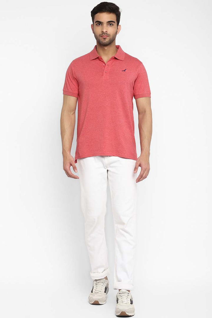 Men's Solid Polo T-Shirt - (NO EXCHANGE NO RETURN)