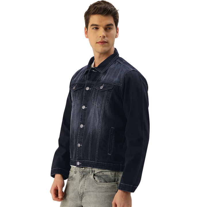 Men's Full Sleeves Denim Jacket - (Clearance No Exchange No Refund)