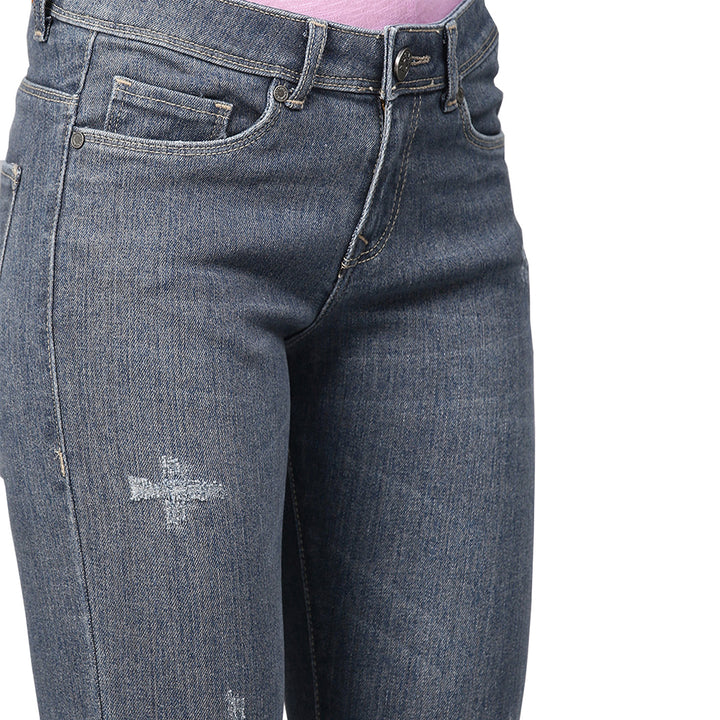 Women's Jeans - Grey Blue