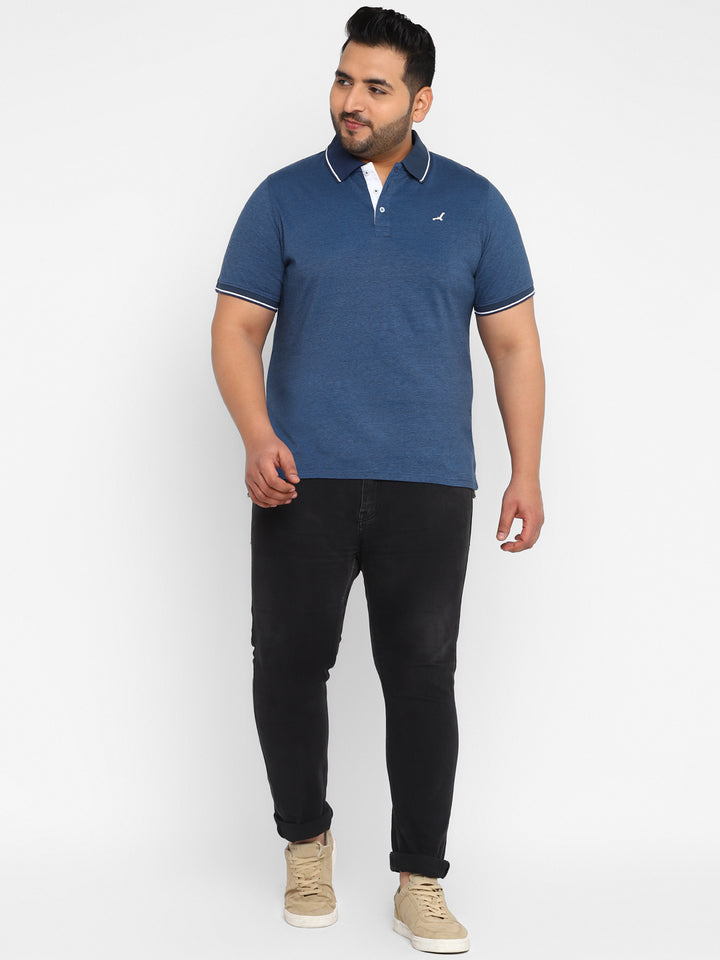 Polo Half Sleeves T-Shirt for Men - (NO EXCHANGE NO RETURN)