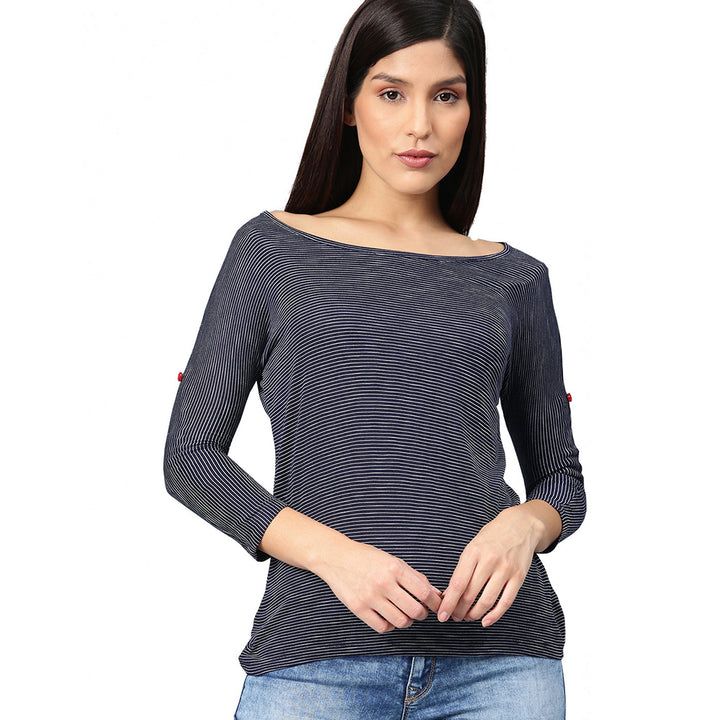 Womens boat Neck Top - (Clearance - No Exchange No Return)