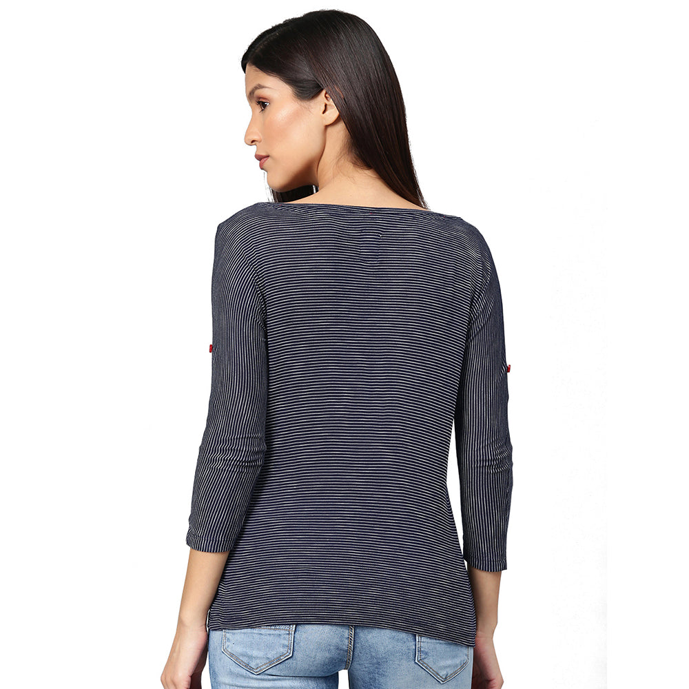Womens boat Neck Top - (Clearance - No Exchange No Return)