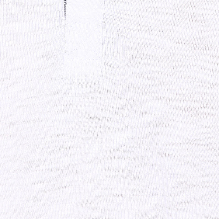 Men's Henley T-Shirt - White (No Exchange No Return)