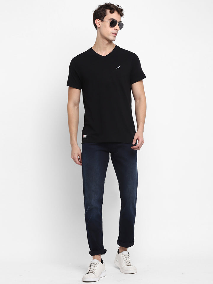 Men’s V Neck Half Sleeves T-Shirt - (Clearance - No Exchange No Refund)