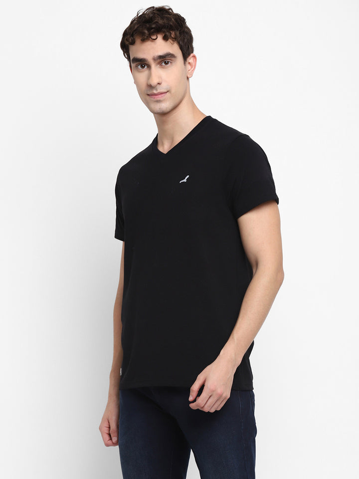 Men’s V Neck Half Sleeves T-Shirt - (Clearance - No Exchange No Refund)