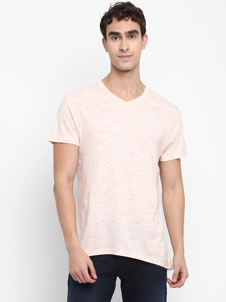 Cotton Modal Men’s V Neck Half Sleeves T-Shirt (Clearance - No Exchange No Return)