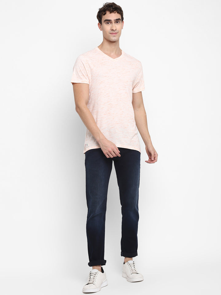 Cotton Modal Men’s V Neck Half Sleeves T-Shirt (Clearance - No Exchange No Return)