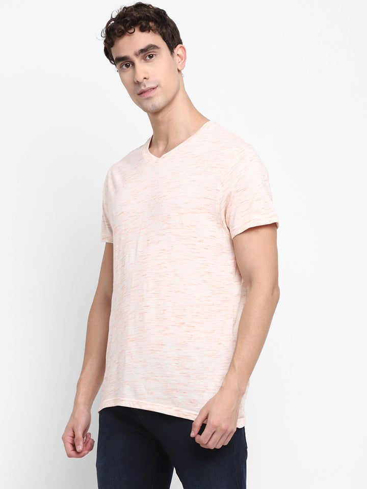 Cotton Modal Men’s V Neck Half Sleeves T-Shirt (Clearance - No Exchange No Return)