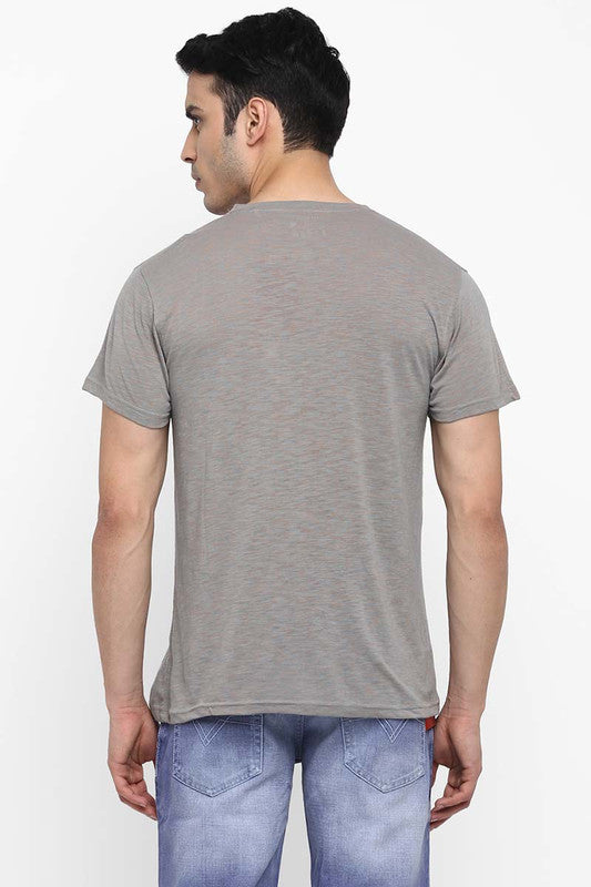 Men's V Neck Half Sleeves T-Shirt - (Clearance No Exchange No Return)