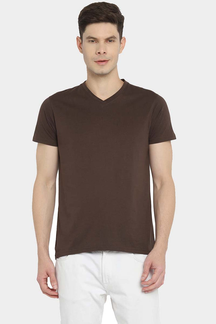 100% Cotton V-Neck Half Sleeves T-Shirt Combo Pack of 3 for Men