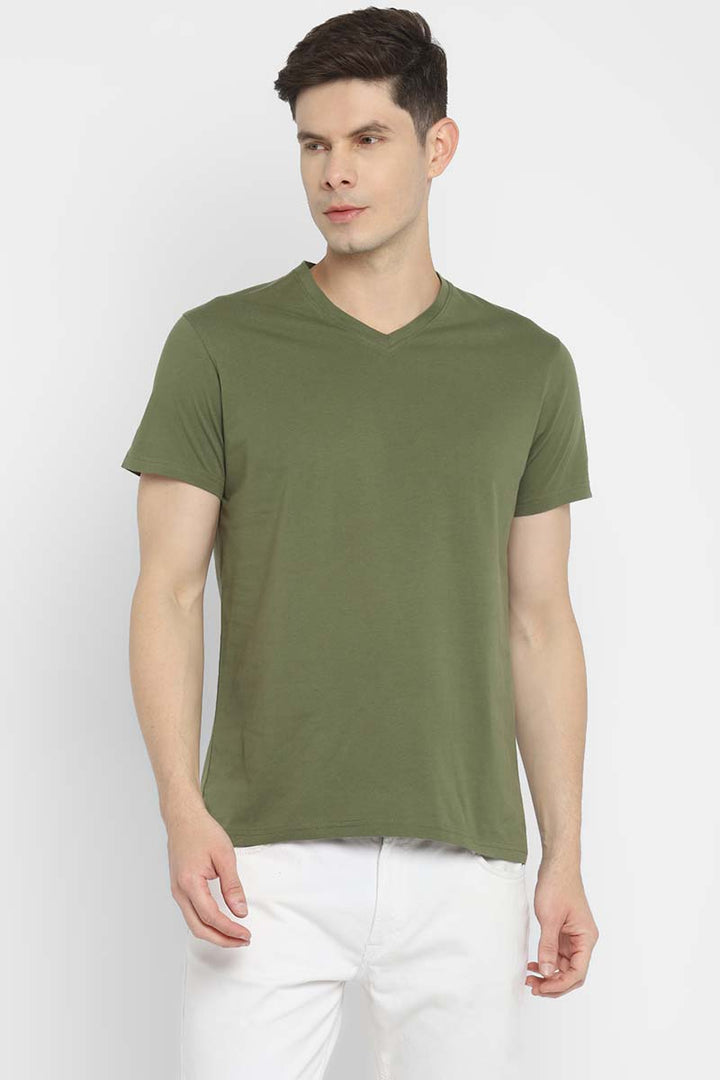 100% Cotton V-Neck Half Sleeves T-Shirt Combo Pack of 3 for Men