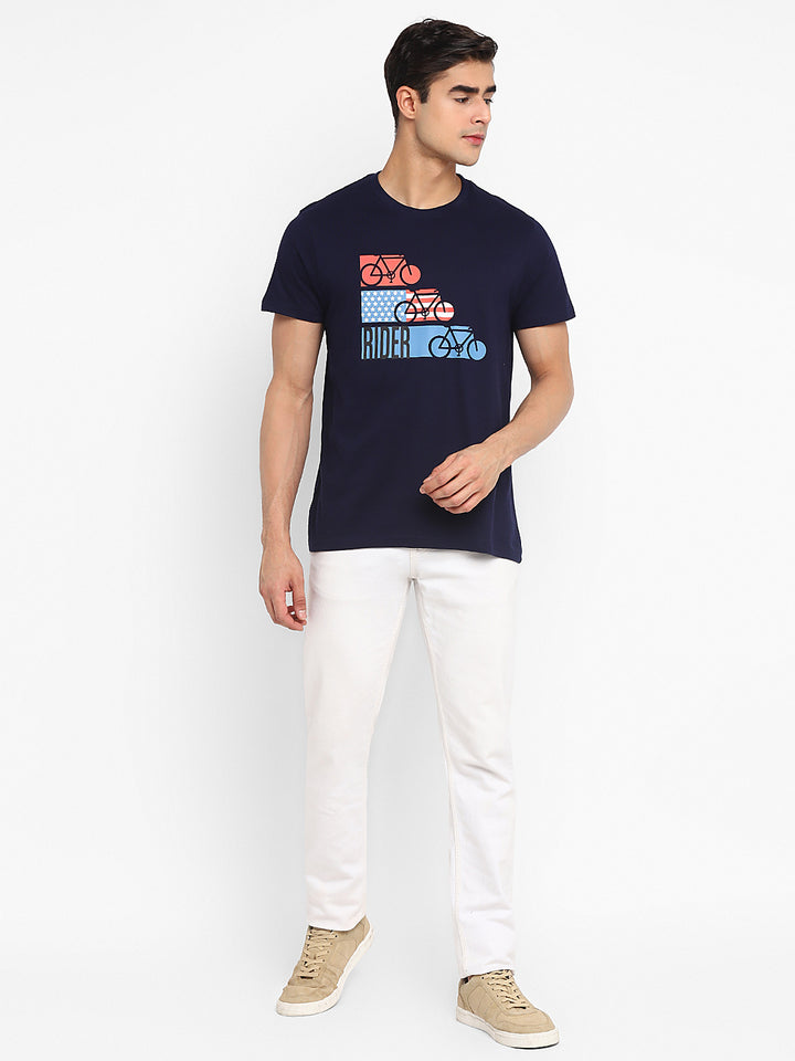 100% Cotton Printed Round Neck T-Shirt (CLEARANCE NO EXCHANGE NO RETURN)