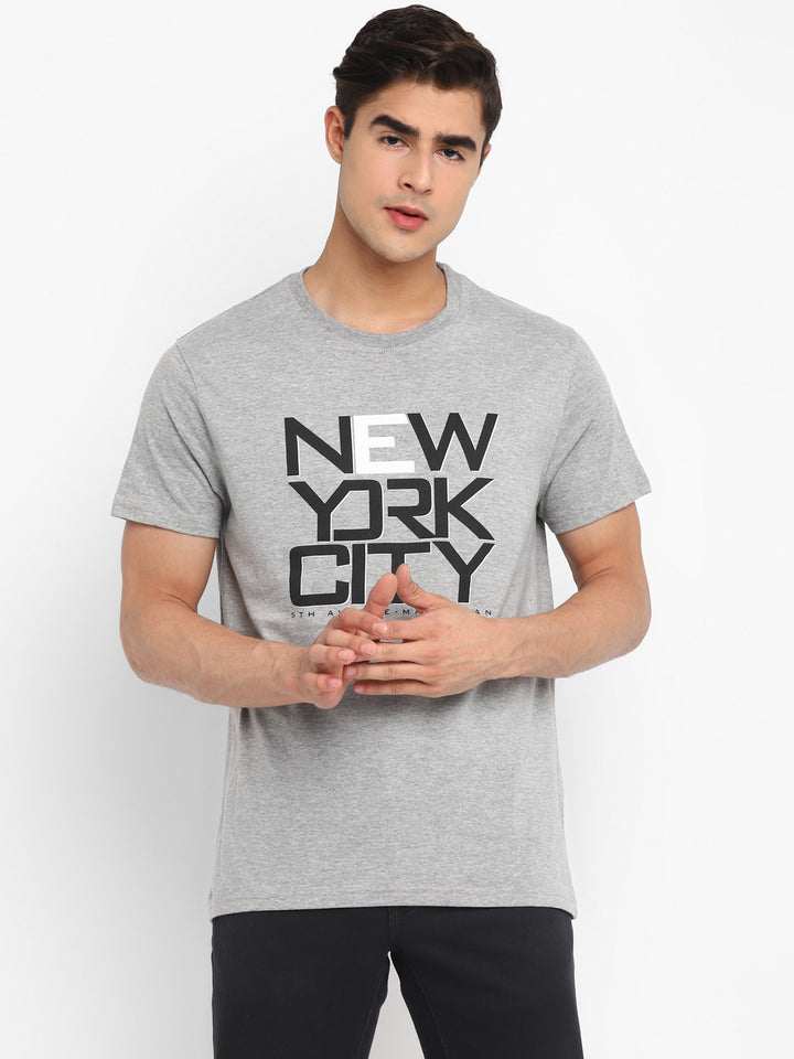 Printed Round Neck T-Shirt (CLEARANCE NO EXCHANGE NO RETURN)