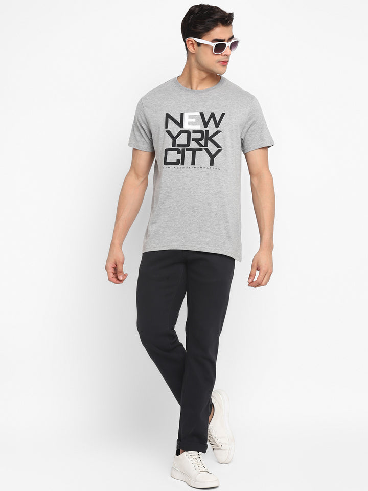 Printed Round Neck T-Shirt (CLEARANCE NO EXCHANGE NO RETURN)