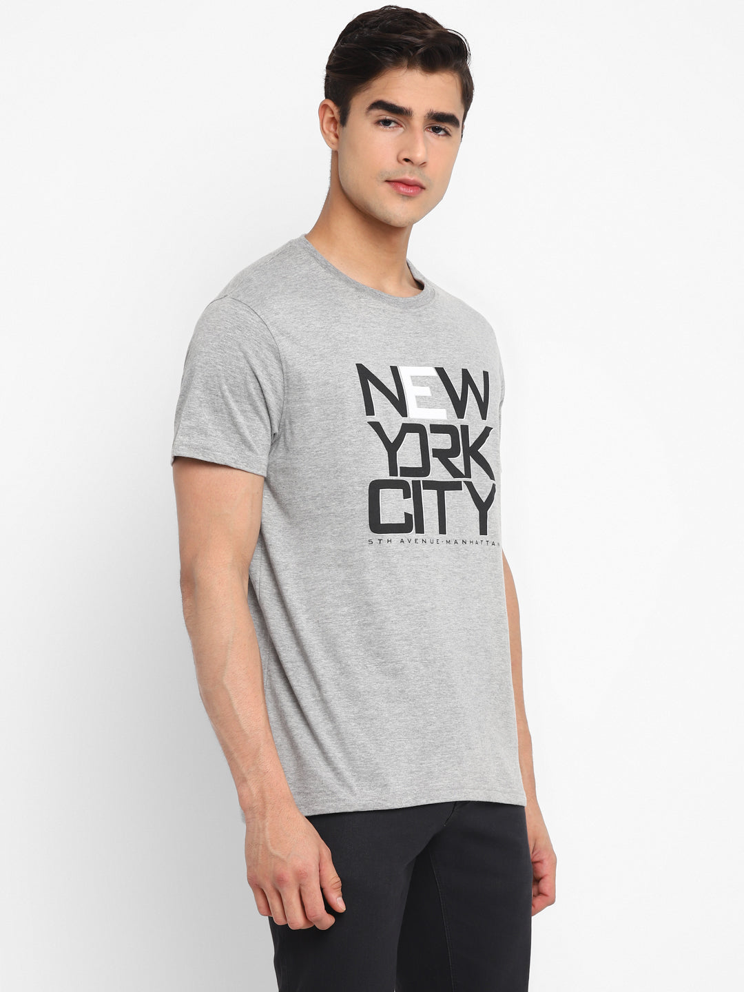 Printed Round Neck T-Shirt (CLEARANCE NO EXCHANGE NO RETURN)