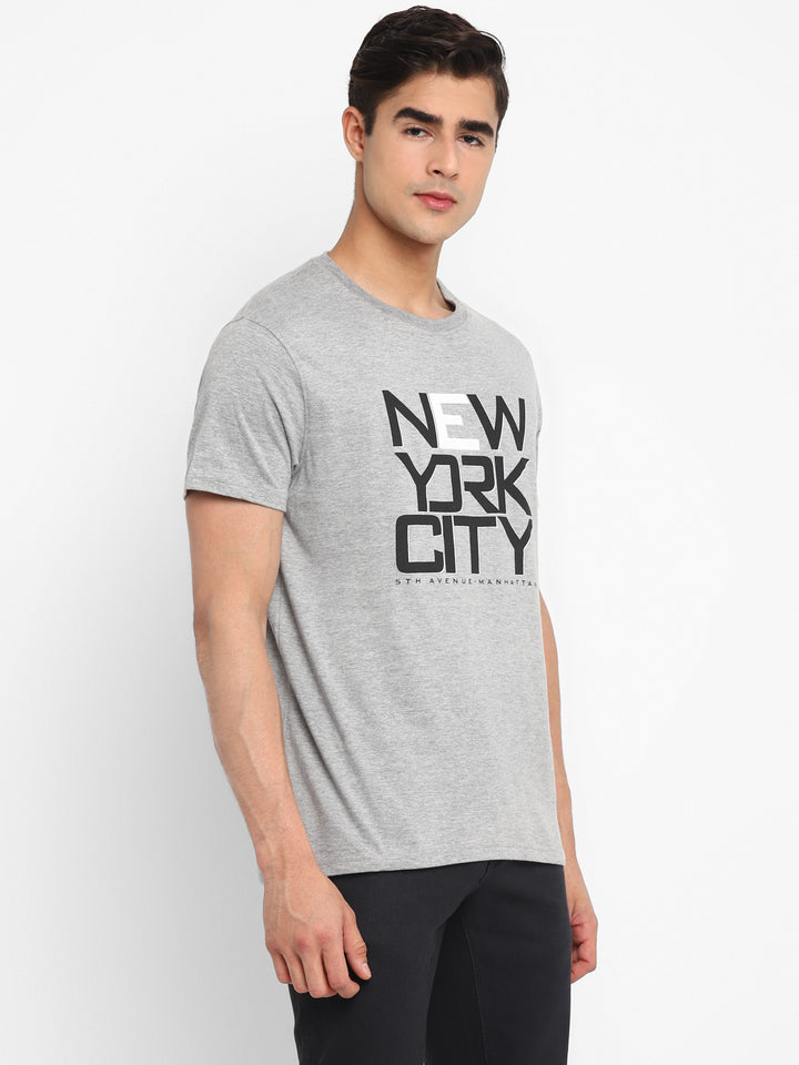 Printed Round Neck T-Shirt (CLEARANCE NO EXCHANGE NO RETURN)