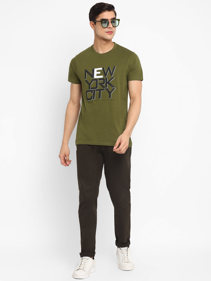 100% Cotton Printed Round Neck T-Shirt (CLEARANCE - NO EXCHANGE NO RETURN)