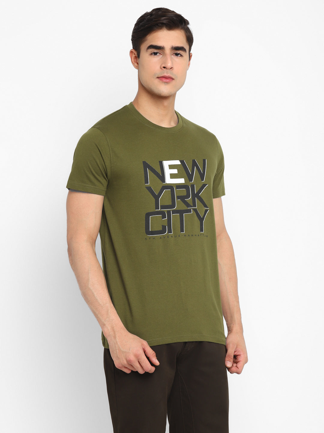 100% Cotton Printed Round Neck T-Shirt (CLEARANCE - NO EXCHANGE NO RETURN)