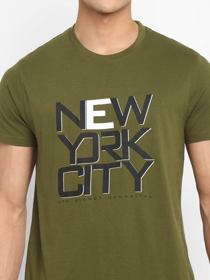100% Cotton Printed Round Neck T-Shirt (CLEARANCE - NO EXCHANGE NO RETURN)