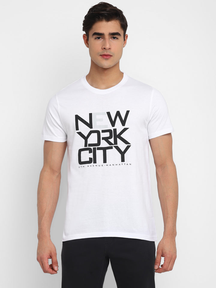 100% Cotton Printed Round Neck T-Shirt (CLEARANCE NO EXCHANGE NO RETURN)