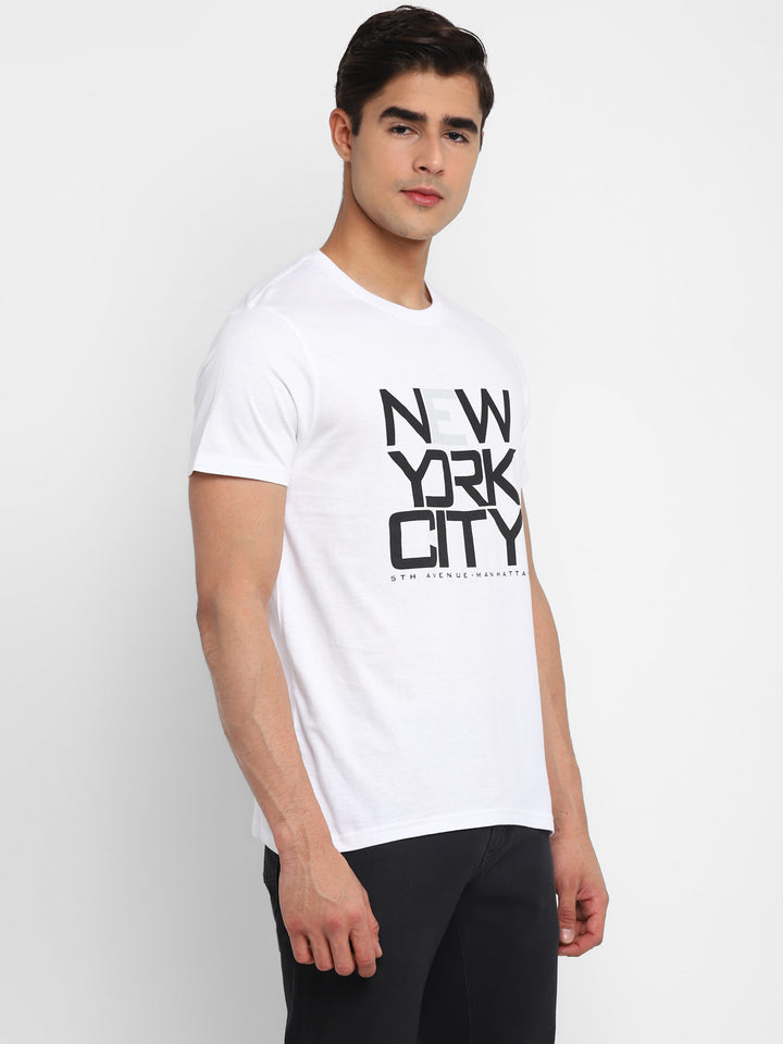 100% Cotton Printed Round Neck T-Shirt (CLEARANCE NO EXCHANGE NO RETURN)