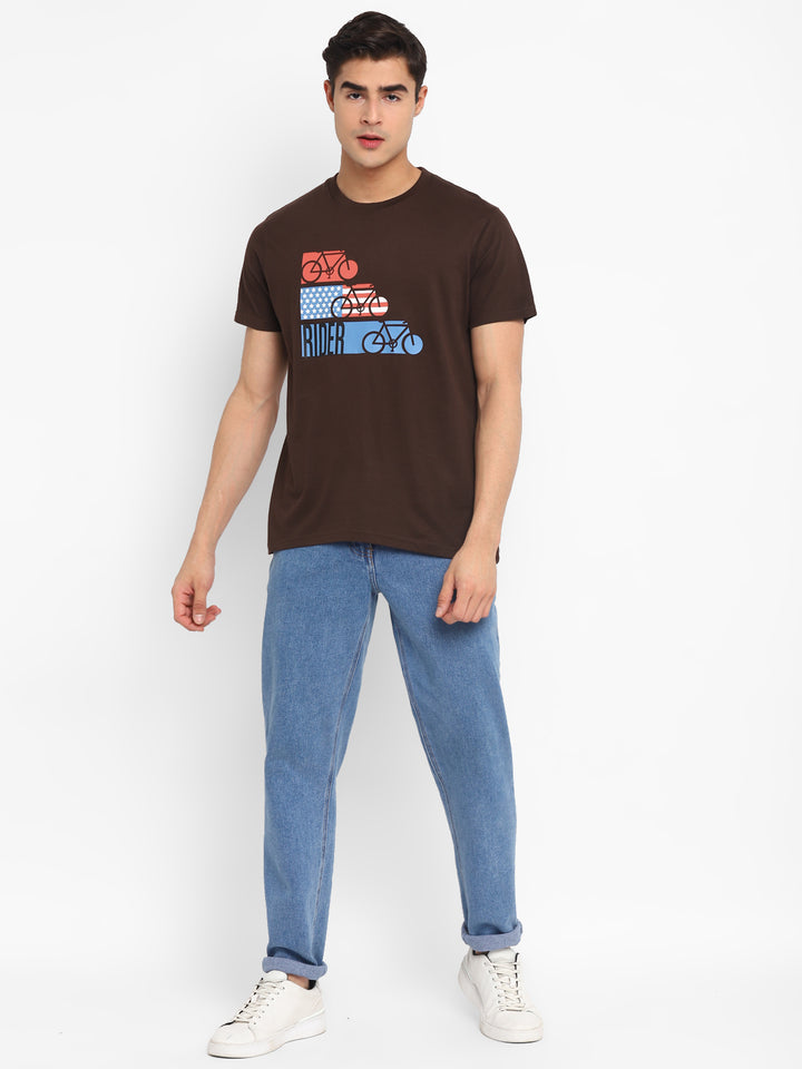 100% Cotton Printed Round Neck T-Shirt (CLEARANCE NO EXCHANGE NO RETURN)