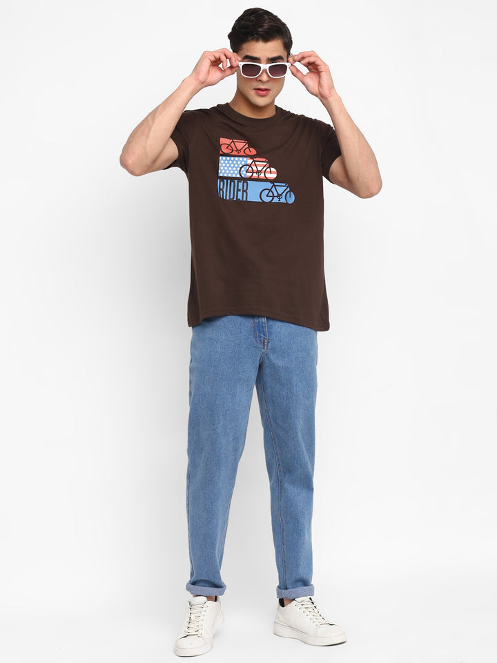 100% Cotton Printed Round Neck T-Shirt (CLEARANCE NO EXCHANGE NO RETURN)